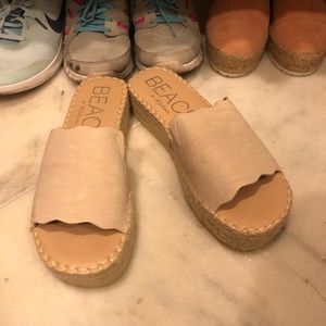 Espadrille platform sandals